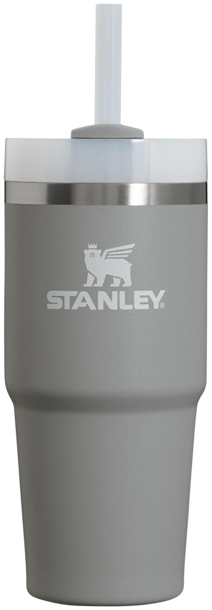 Stanley Quencher H2.0 Tumbler with Straw 14 oz | Flowstate 3-Position Lid | Cup Holder Compatible for Travel | Insulated Stainless Steel Cup | BPA-Free | Stone