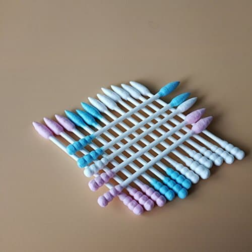 Cotton Sticks Spiral Q-tip Cosmetic Q Tips Paper Stick Cotton Buds Screw and Pointed Head Ear Swab Twist Cotton Tips Cosmetic Swabs for Make-up (3 boxes of 200 pcs)