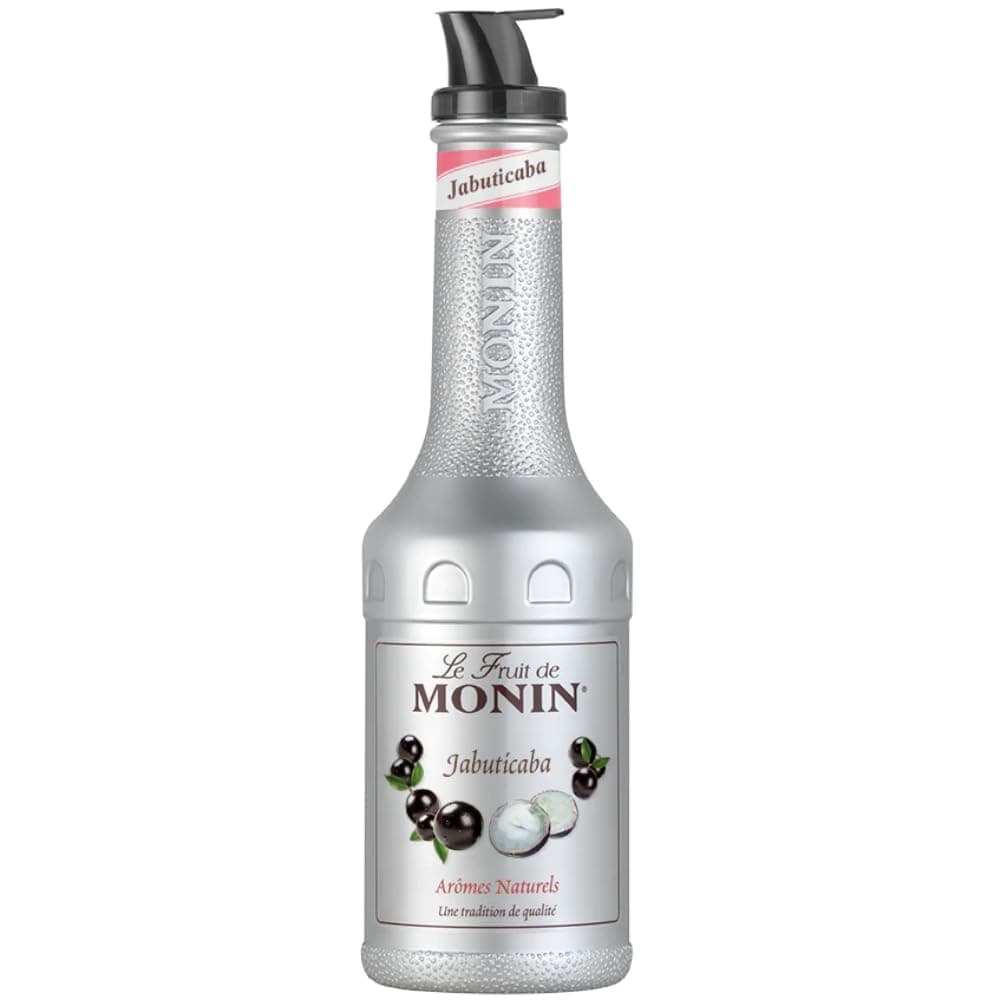 MONIN Jabuticaba Fruit Mix Puree 1L for Cocktails and Mocktails. Vegan-Friendly, Allergen-Free, 100% Natural Flavours and Colourings. 2-in-1 Jabuticaba Puree and Sugar Syrup Hybrid
