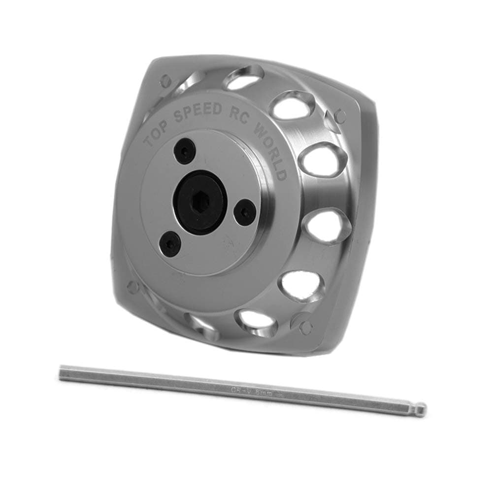 FLMLF Aluminum Roto Starter Fit 23CC-30CC Engine for HPI Rovan KM 1/5 Rc Buggies Baja Fit for HPI FG Losi Rovan KM Baja GoPed FG Losi 5ive T RedCat