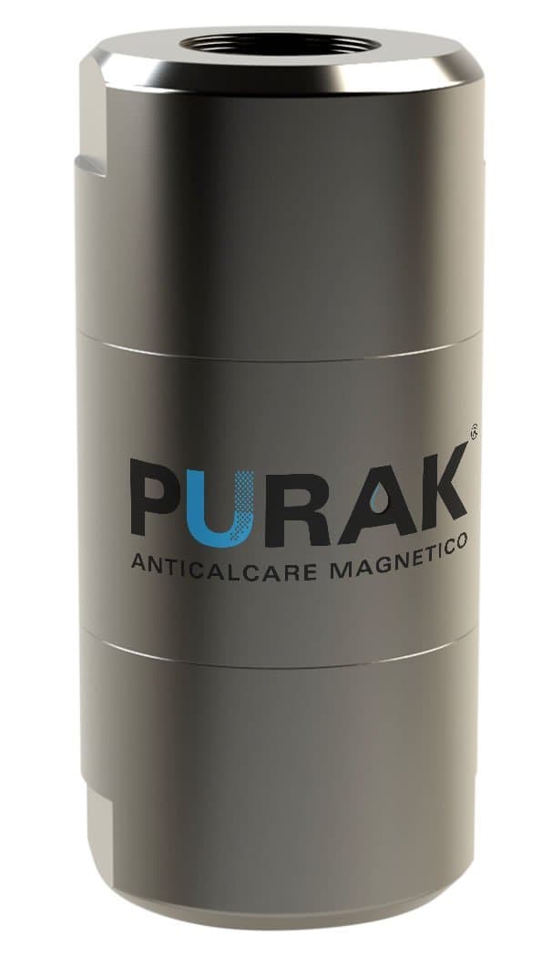 PURAK, Magnetic LIMESCALE Removing and Protection Device PK.3060-34, 100% Made in Italy, Flow Rate 30 Lt/Min