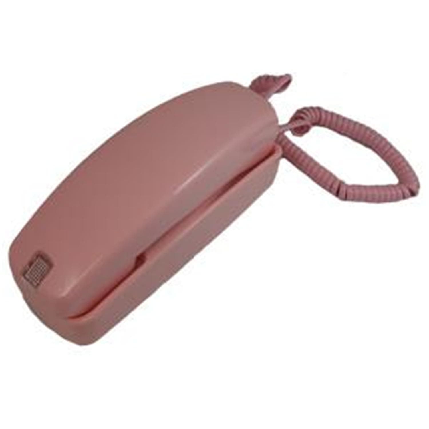 Golden Eagle Trimline Corded Telephone - Design from 60s with Modern Electronics - Pink