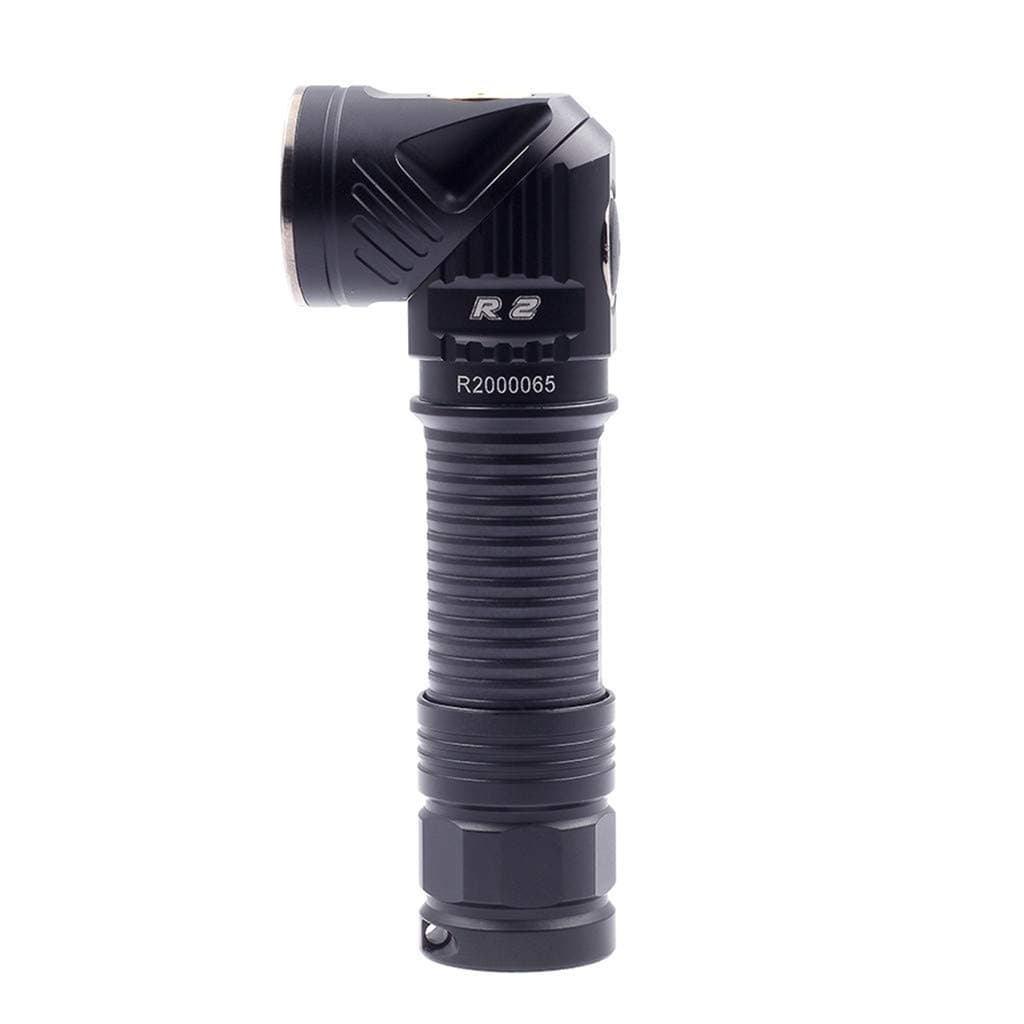 Rofis R2 700 Lumens Cree XM-L2 U3 Adjustable-angle Head LED Flashlight,USB Rechargeable,5 Switch Modes,IPX8 Waterproof,for Hiking, Camping, Blackout and Emergency