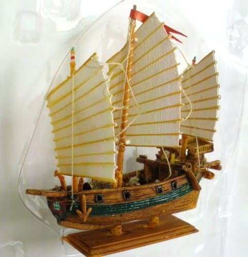 Bo Ford Japan the world of sailing boat ornamental collection model Takegaiden (Mononofu MONONOFU GAIDEN) sail HAN first Ichi stage junk ship figure