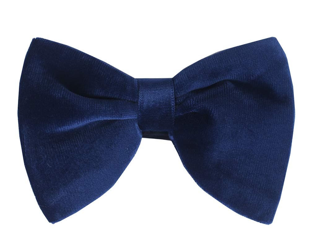 YuanKanJu Velvet Bow Tie Mens Pre-Tied Satin Formal Tuxedo Big Bowtie