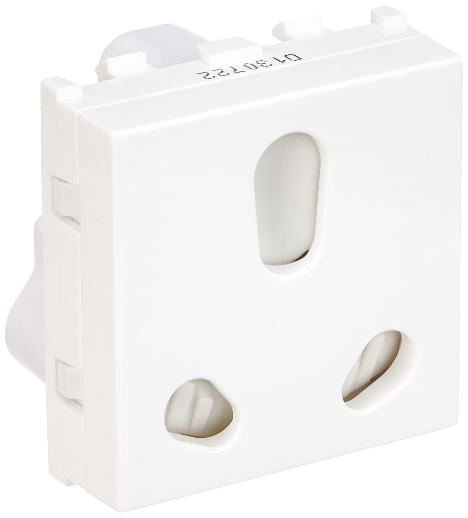 Anchor by Panasonic 66455 6A/16A, Twin Socket 2-Modular (White, Pack of 1)