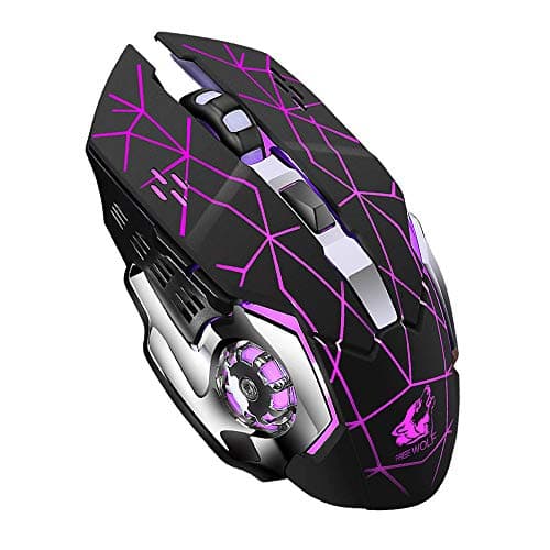 Rechargeable X8 Wireless Silent LED Backlit USB Optical Ergonomic Gaming Mouse Cheap Clearance