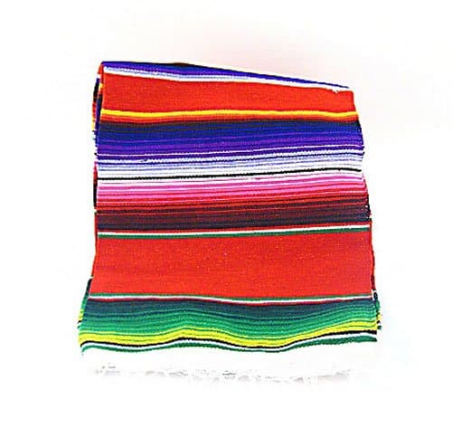 Mini Mexican Serape 24" x 56" (color varies)