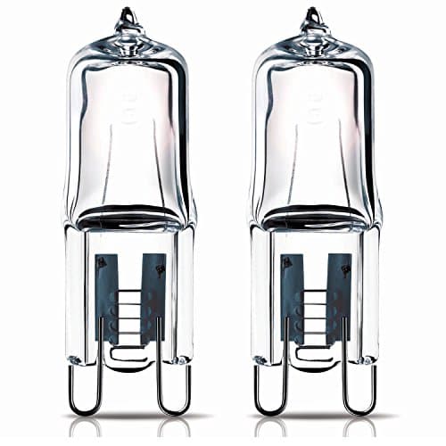 2 x 40 W G9 Light Bulbs for Neff Halogen Ovens, 240 V, Heat-Proof up to 300°C