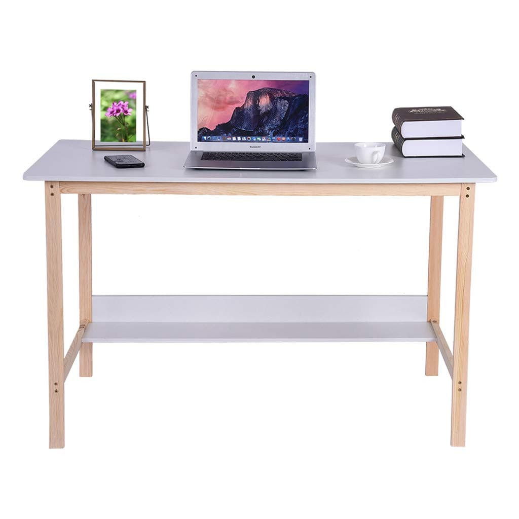 GONGting Home Office Desk, Home Simple Computer Desk Study Desk Simple Modern Bedroom Solid Wood Table