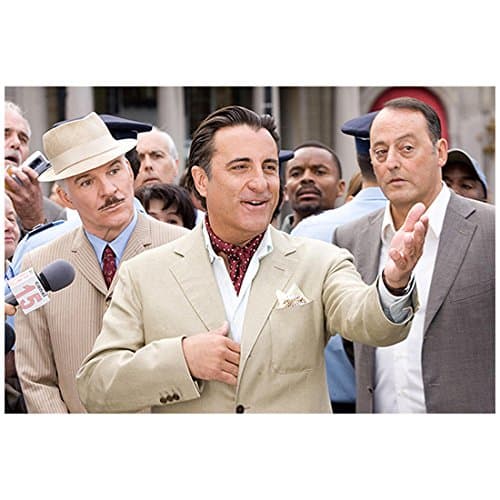 The Pink Panther 2 Steve Martin as Closeau Andy Garcia as Vincenzo and Jean Reno as Ponton 8 x 10 Inch Photo