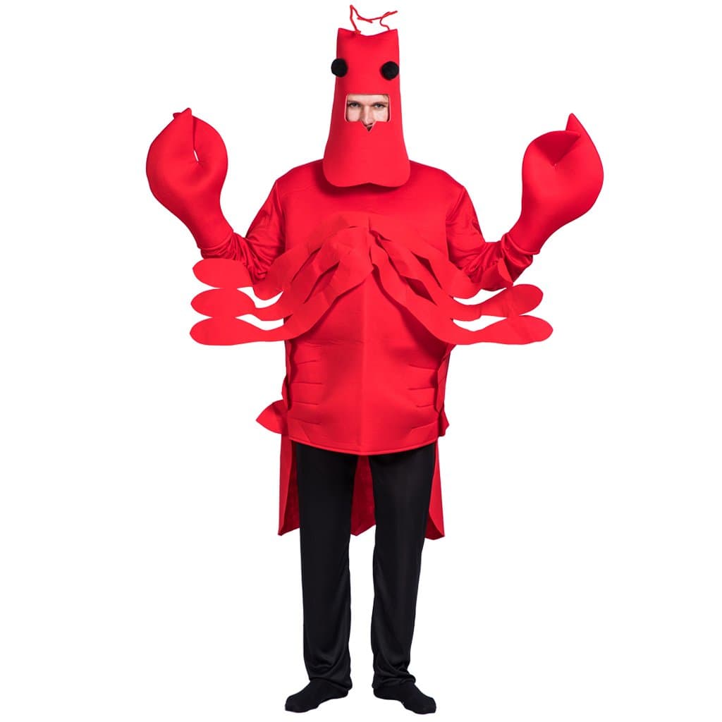 Men's Halloween Lobster Costume(Red, OneSize)