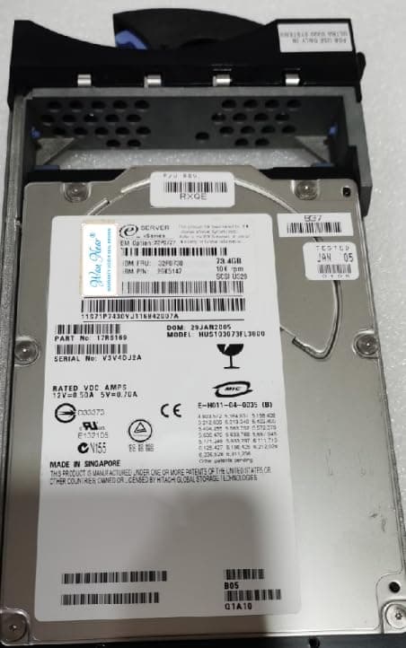 For X345 X235 32P0730 24P3713 73.4G 3.5 10K U320 SCSI 32P0727 73G