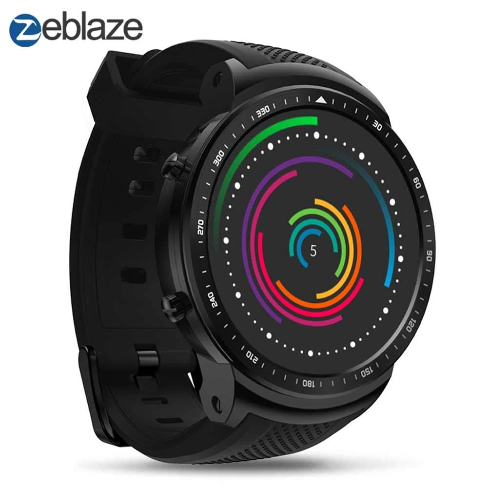 RONSHIN Zeblaze Thor PRO 1.53 Inch 1+16GB 3G GPS WiFi Smartwatch Android 5.1 MTK6580 Quad Core 2.0 MP Camera Heart Rate Monitor Smart Watch