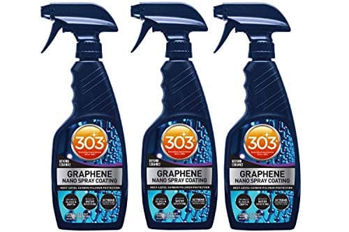 3 Pack - 303 Graphene Nano Spray Coating - Next Level Carbon Polymer Protection - Enhances Gloss and Depth - Reduces Water Spotting - Extreme Hydrophobic Protection, 15.5 fl oz