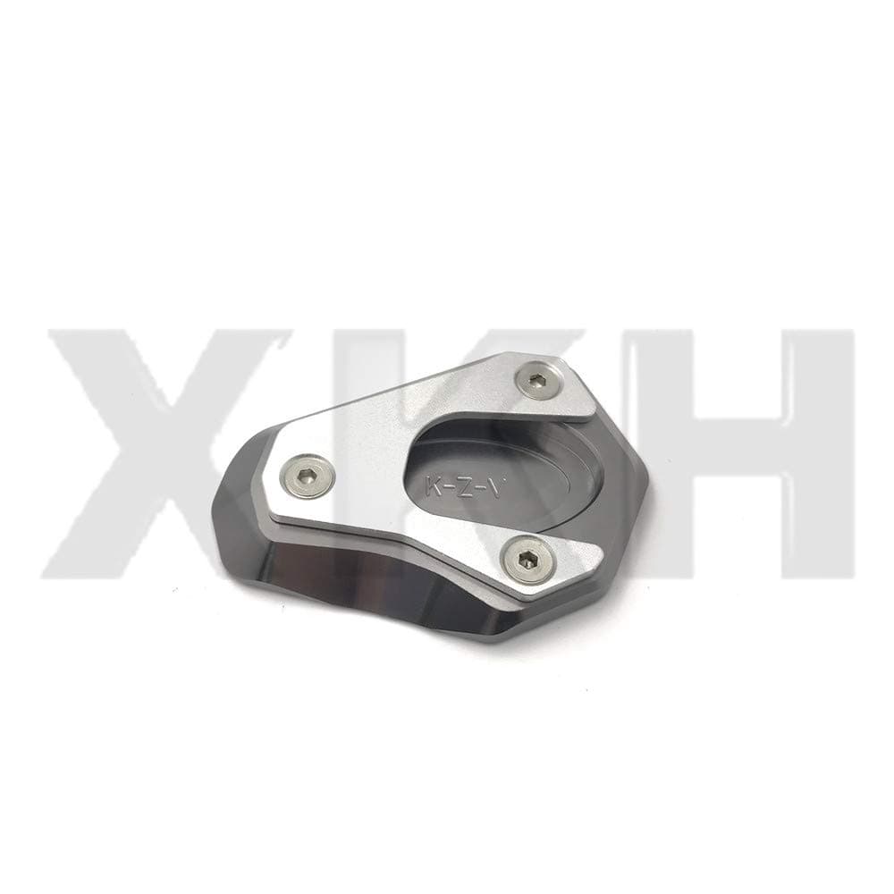 XKH- Compatible with KAWASAKI ER6N ZX6R ZX10R Z800 Z1000 Kickstand Side Stand Extension Plate Pad [B07P9S4NP5]