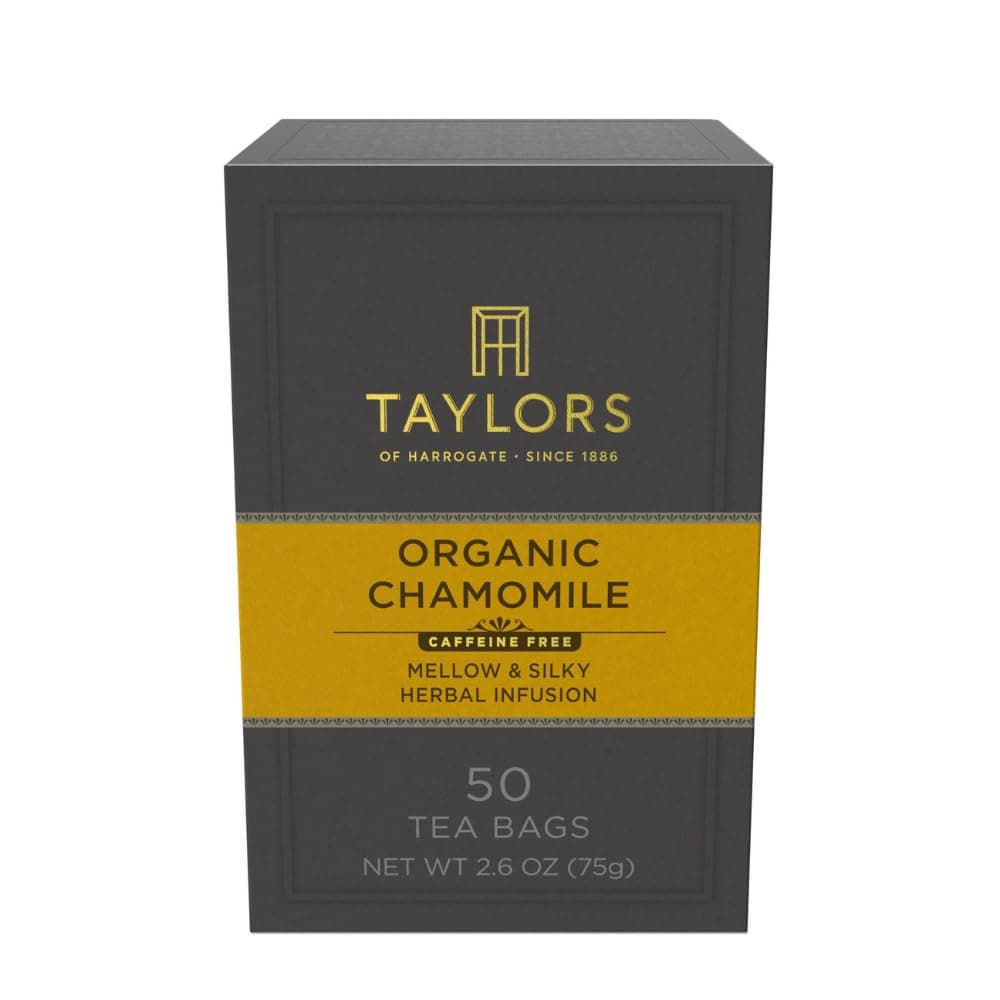 Taylors of Harrogate (Organic Chamomile, 50 Teabags) - Organic Chamomile Herbal Tea, 50 Teabags