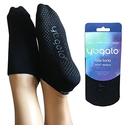 Yoga Pilates & Barre Grip Socks, Non Slip, Non Skid, Low Ankle Sock for Women and Men