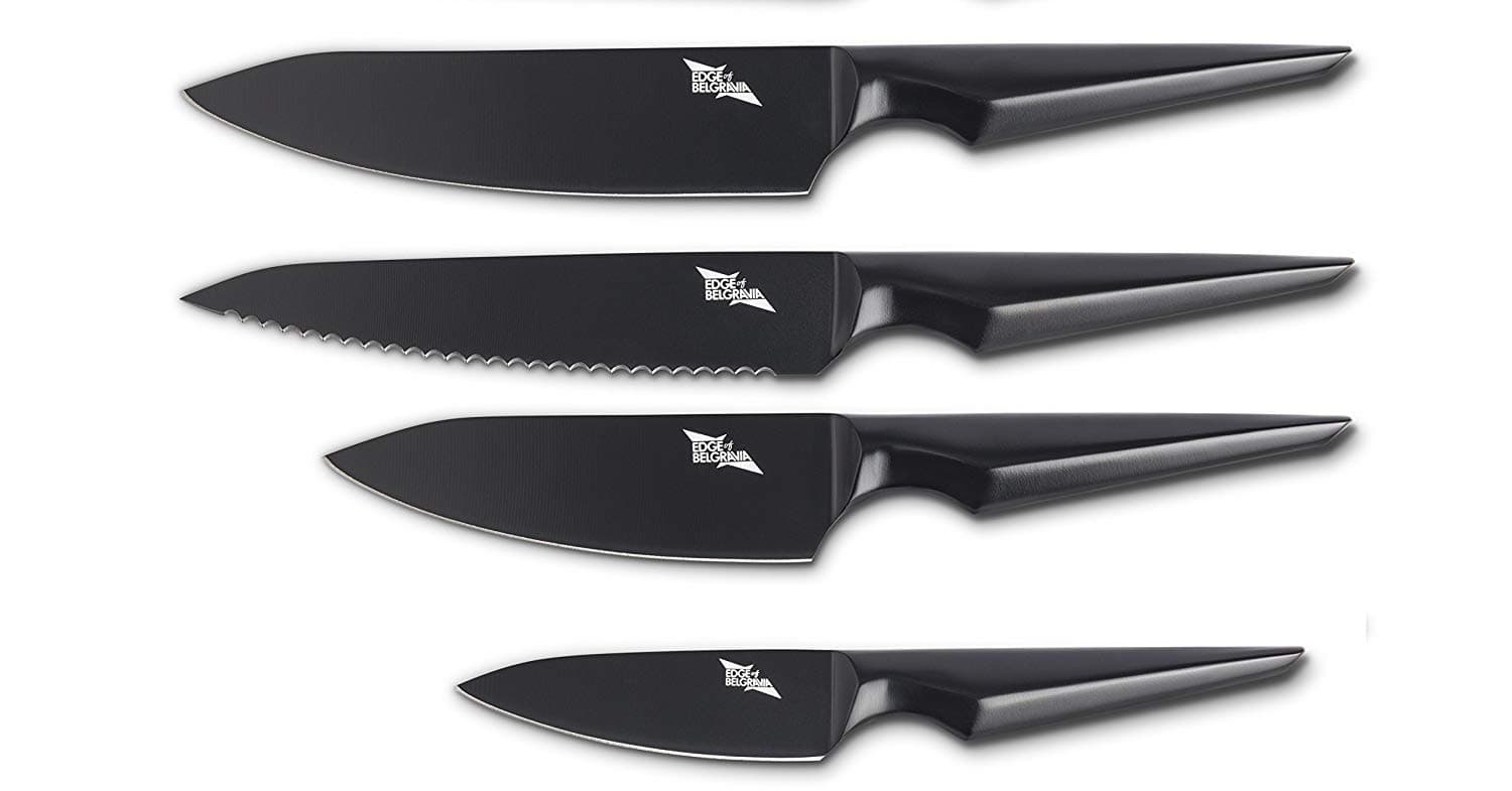 Edge of Belgravia Galatine Chef Knife Set 4pcs, Professional Chef Knife Set, Kitchen Knife Set of 4