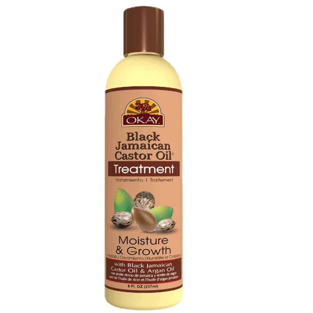 OKAY Black Jamaican Castor Oil Treatment Moisture & Growth 8 Oz