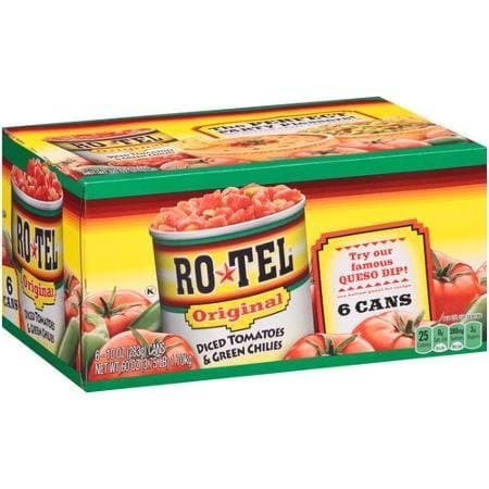 Rotel Original Diced Tomatoes & Green Chilies 10 oz (283 g) 6 Pack