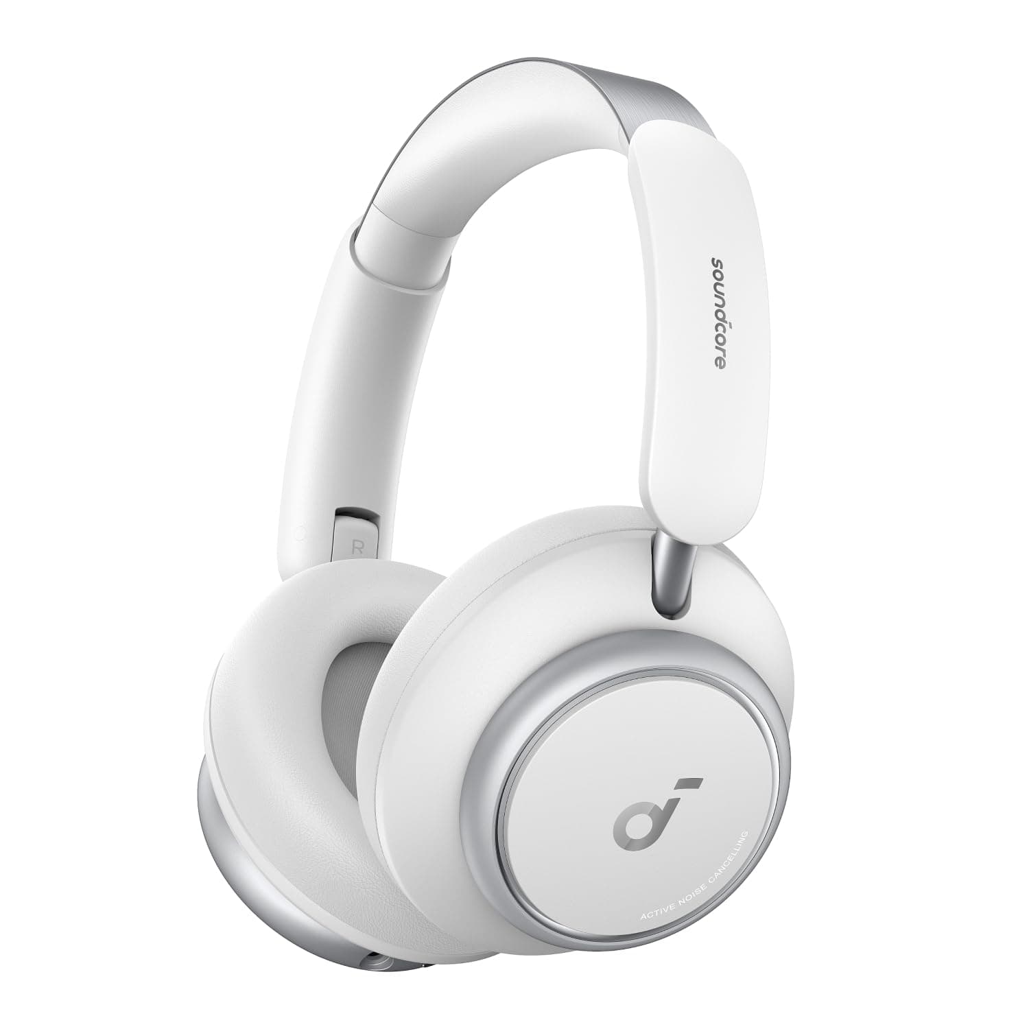 Anker Soundcore Space Q45 Active Noise Cancelling Headphones Reduce Noise Up To 98% Noise Cancelling 50 Hours Time App Control LDAC Clear Calls Bluetooth 5.3 White