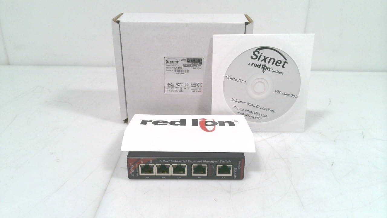 5 ports; managed; 5 FE RJ45 Standard Industrial Ethernet Managed and Ring DIN-Rail Switches. Model: SLX-5MS-1