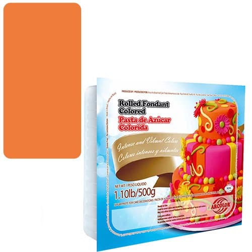 Vanilla Fondant 1.1 Lb (Orange)