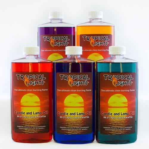 Candle and Lamp Oil (Set of 5) Tropical Nights Collection