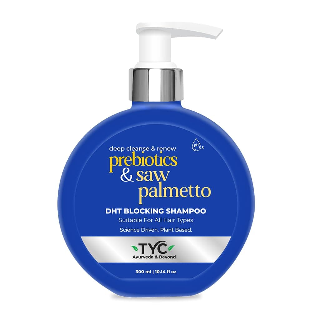 TYC-Trust Your Choice Ayurvedic DHT Blocking Shampoo | Deep Cleansing, Itch Free Anti Dandruff | Sulphate Free | 3-in-1 Organic Shampoo and Conditioner | 300 ml