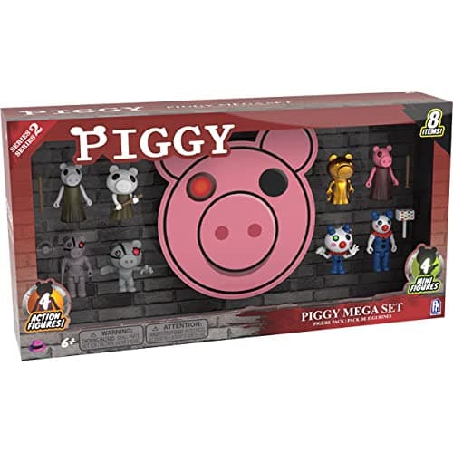 PIGGY Piggy Mega Set Figures Includes 4 Action with Accessories and Mini