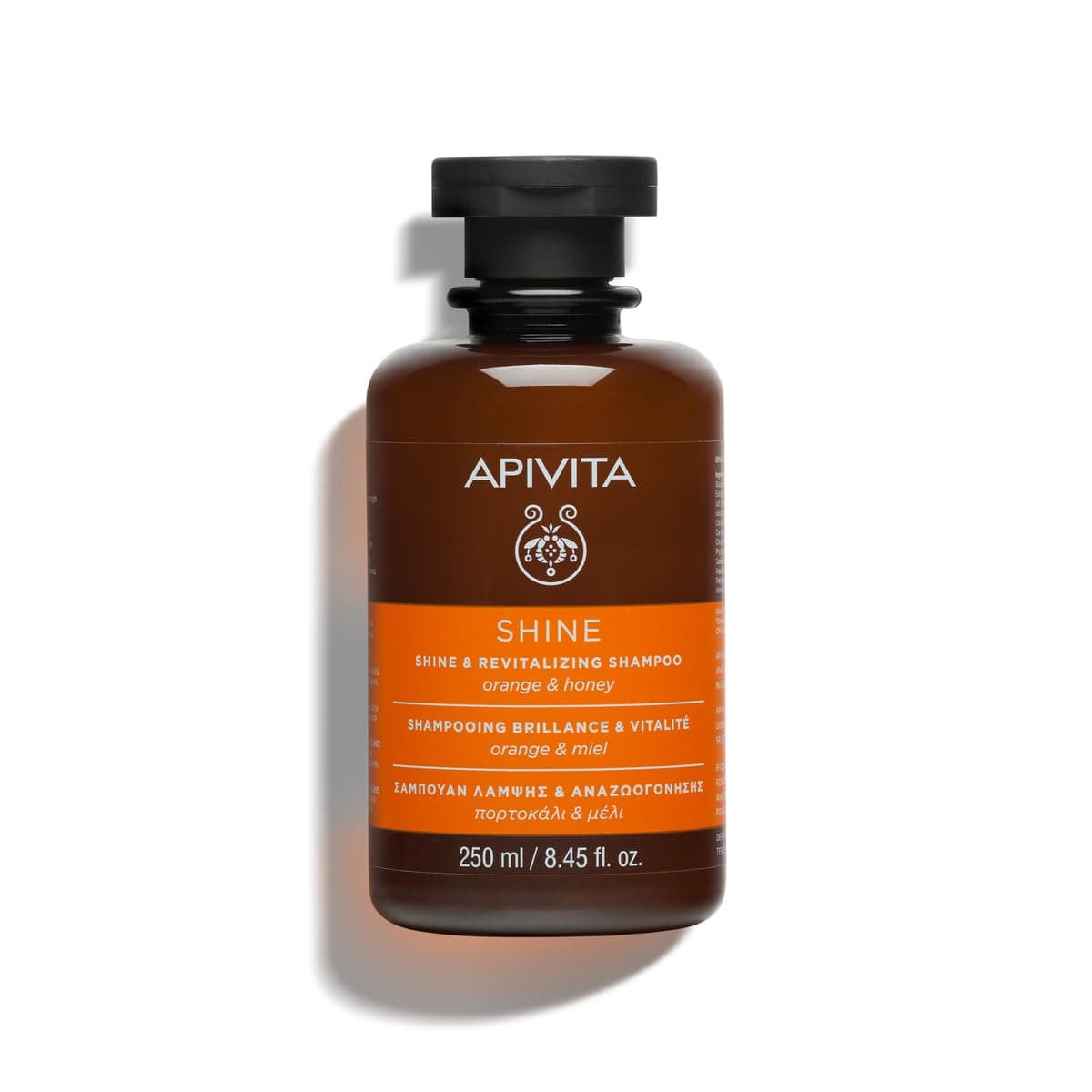 - Shine Shampoo |Shine & Revitalizing Shampoo with Orange & Honey, Silicone-Free, 250 mL / 8.45 oz