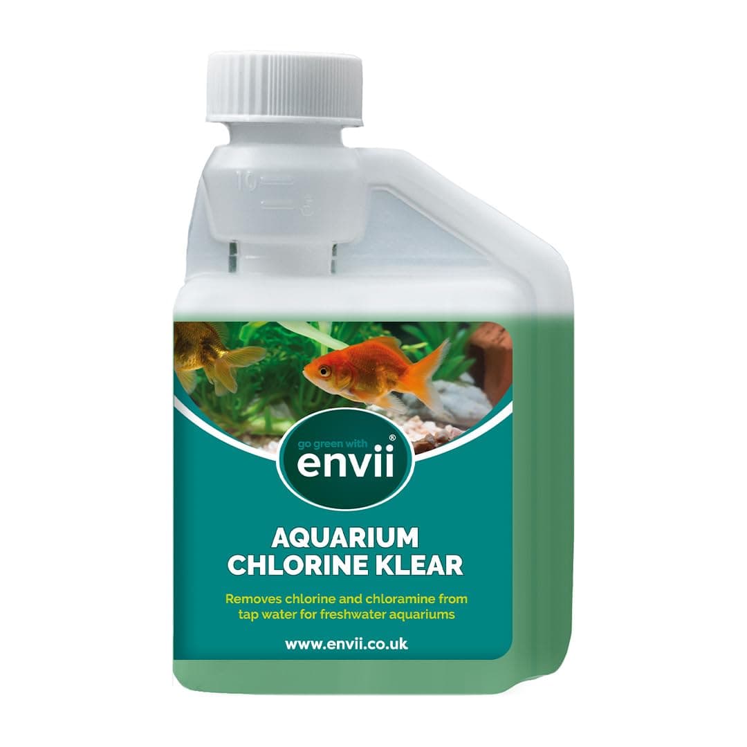 Aquarium Chlorine Klear – Aquarium Tap Water Conditioner & Remover, Turns Tap Water Safe & Healthy, Natural Tapsafe Dechlorinator for Fish Tanks & Aquariums 250ml