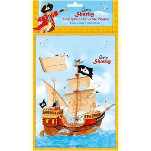 Capt'n Sharky Birthday Party Loot Bags