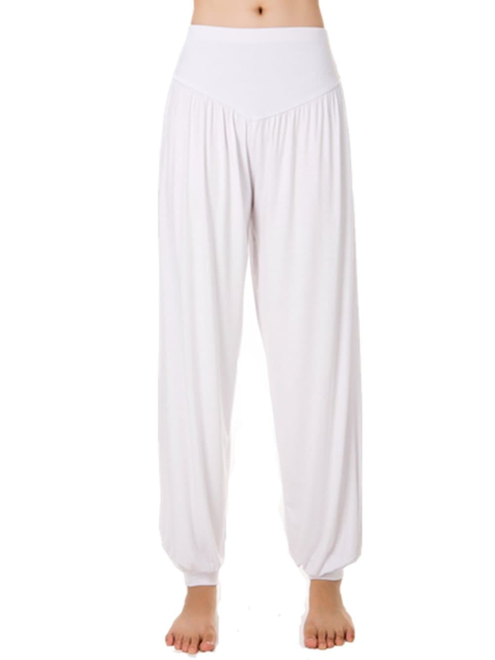 Women's Elastic Soft Modal Yoga Sports Pants Dance Harem Pants