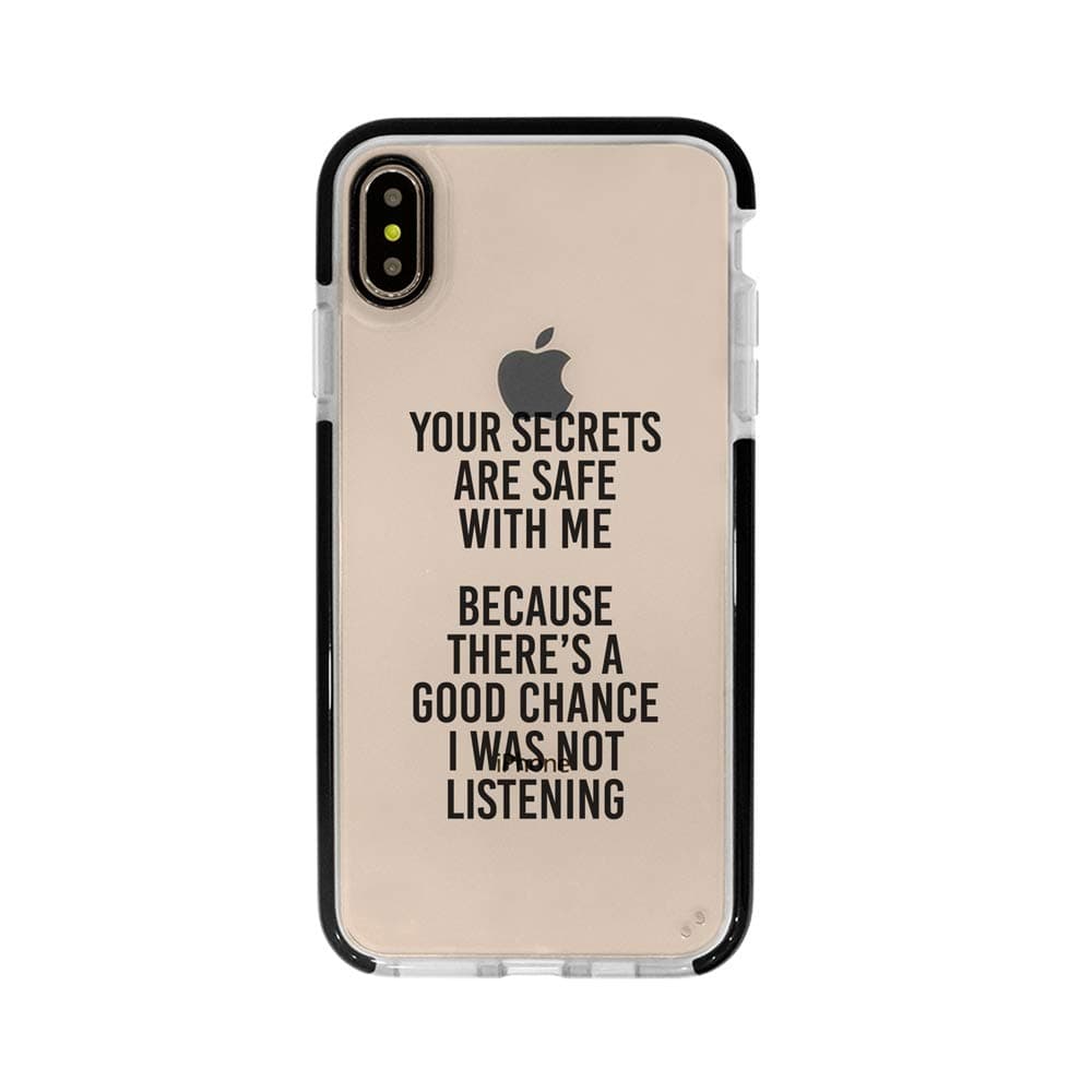 Ultra Slim iPhone Case - Silicone Protective Cover - Compatible for iPhone 11 Pro Max - Funny Quote Case - Sassy - Cool Case - Cute - Bitchy - Sarcasm Quotes - Black Flexible Soft TPU Cover Case
