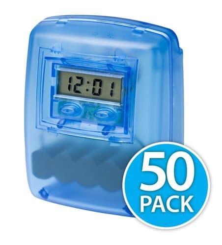 Liquid Powered Clock - 50 Pack