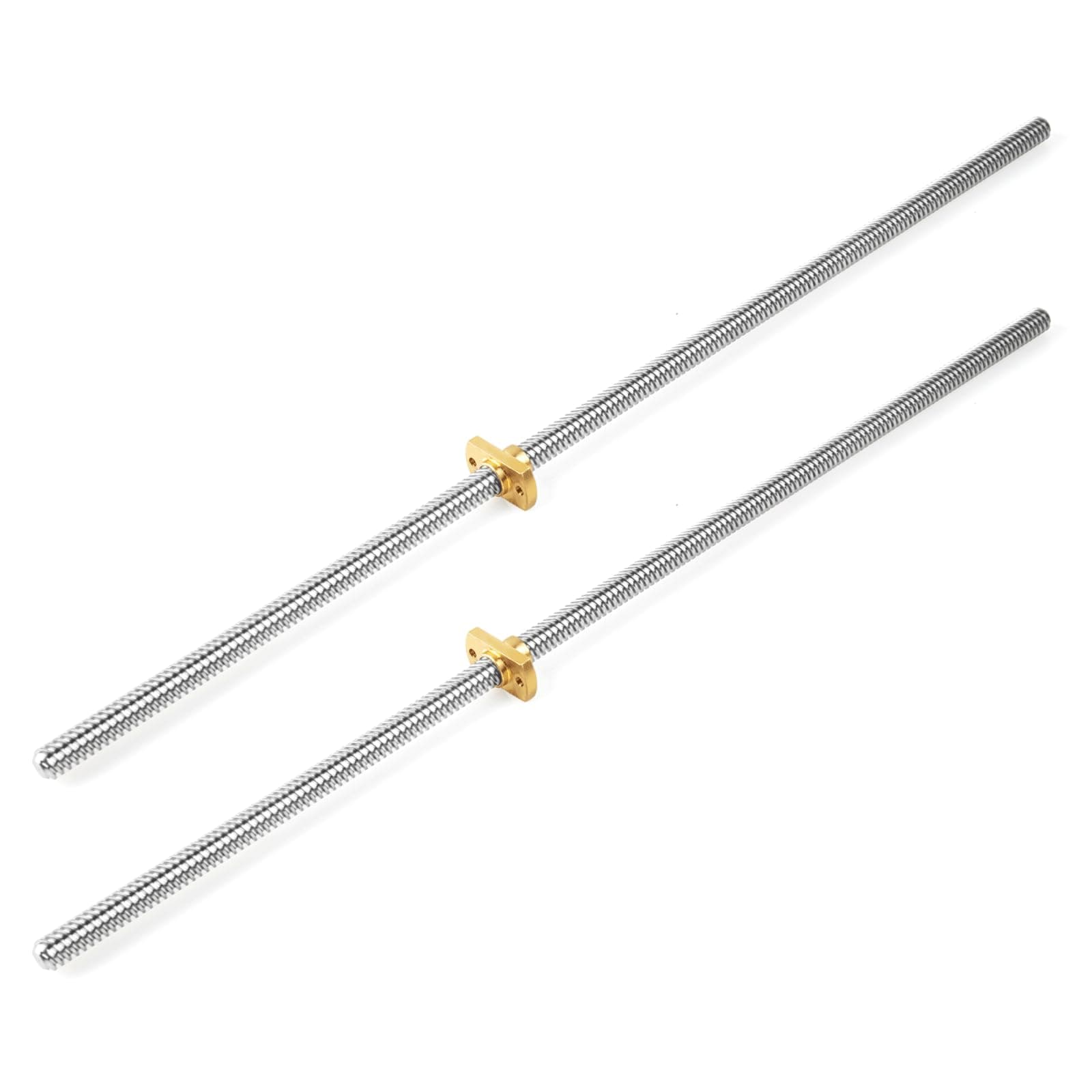 Redrex 365mm T8 Z Axis Lead Screw Z Rod Stainless Steel Threaded Rod with Brass Nut Z-axis Upgrade Kit for Ender 3 V2/Ender 3 V2 Neo/Ender 3 Pro/Ender 3/Ender 3 Neo/Voxelab 3D Printer