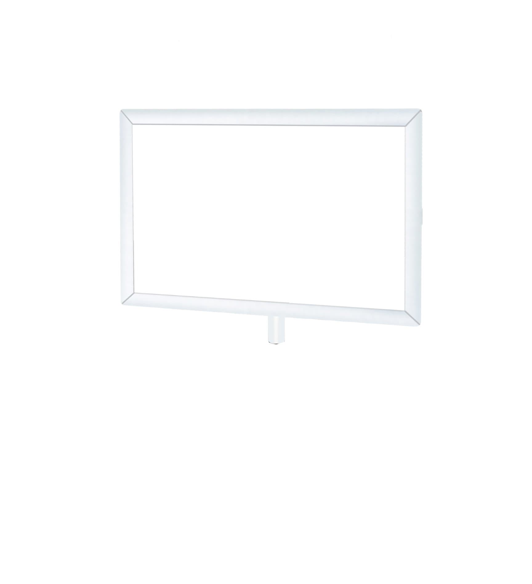 Lawrence metal FRAME-NOSC-1S-8511HD-H Heavy Duty Horizontal Frame, Satin Chrome, 8.5" x 11"