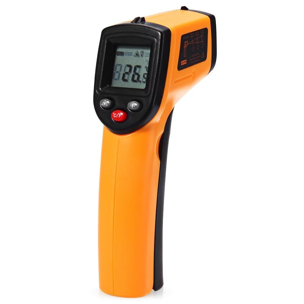 Digital Infrared Thermometer,-50 to 600℃(-58 to 1112℉),Non-Contact Laser LCD Display Digital IR Temperature Tester Gun