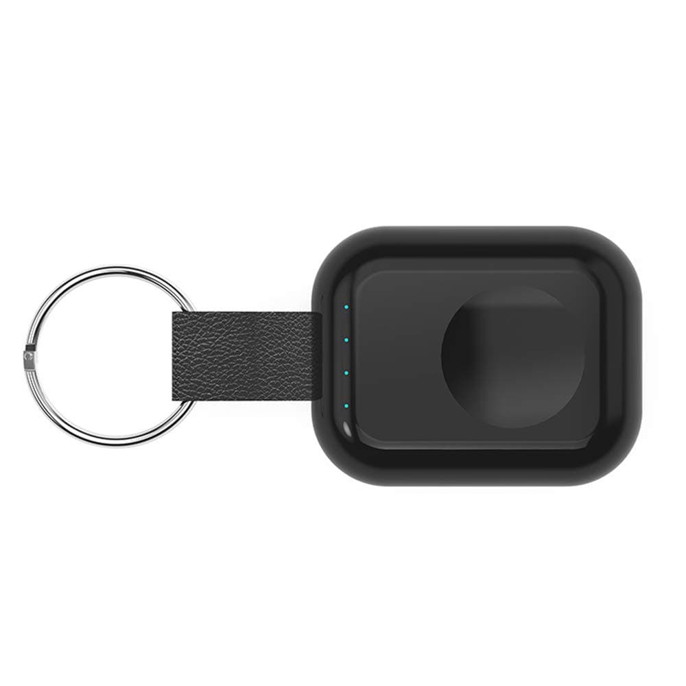 MYYING ELE Qi Portable Wireless Charger for Apple Watch Magnetic Charging Pocket Sized Keychain Built in 700mAh Power Bank for iWatch, Compatible with Apple Watch Series 4 3 2 1 Devices