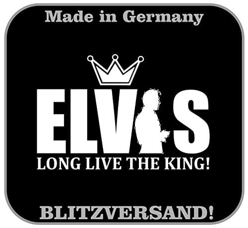 Elvis Presley The King Sticker Tuning Decal Sticker Bomb 15 x 10 cm White