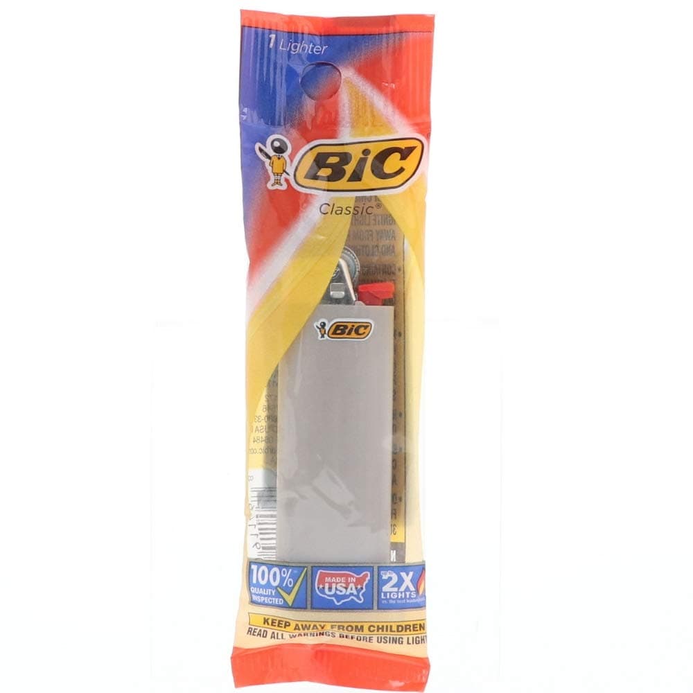 Bic Classic Disposable Lighter, Colors May Vary 1 ea (Pack of 5)