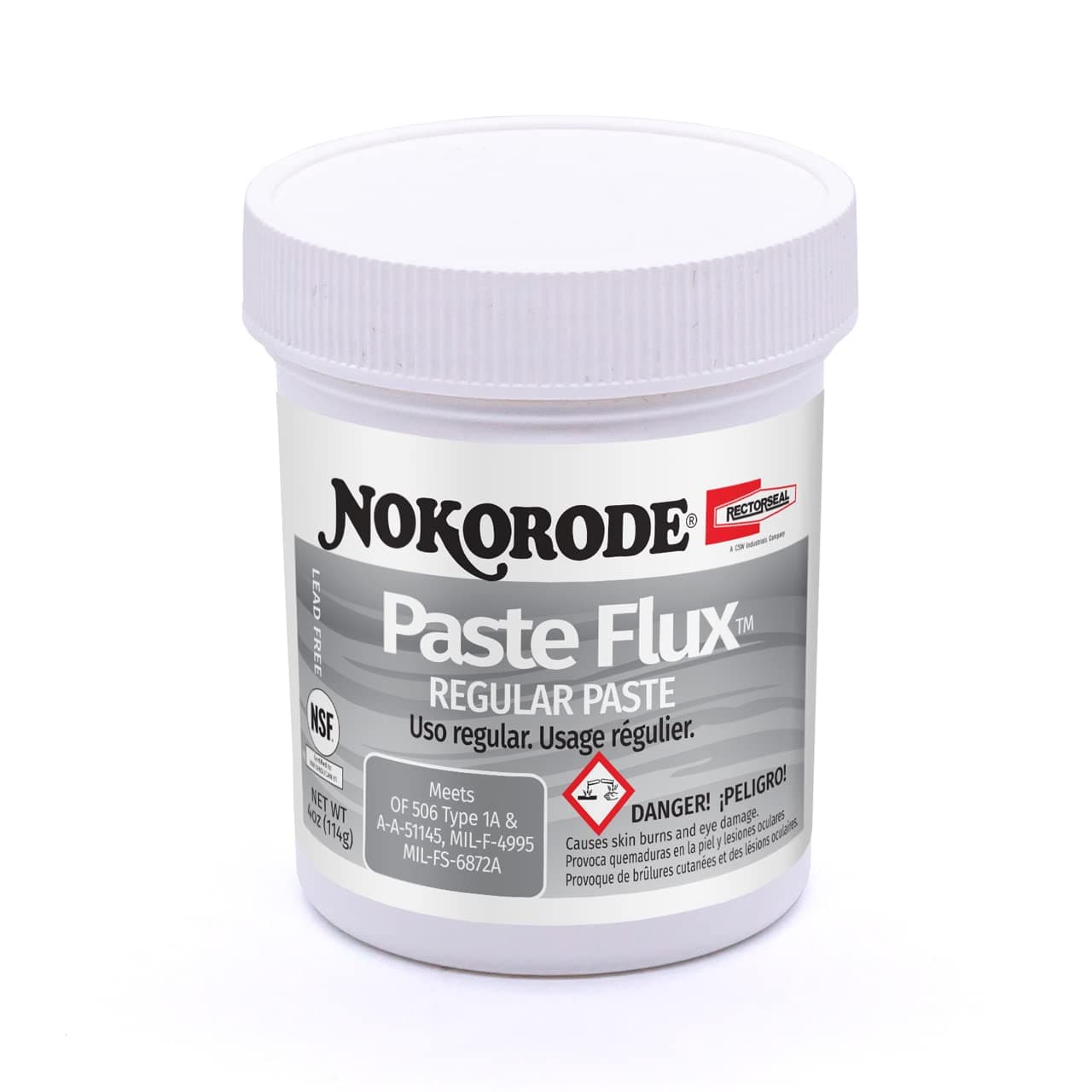 Rectorseal 14010 4oz Nokorode Regular Paste Flux