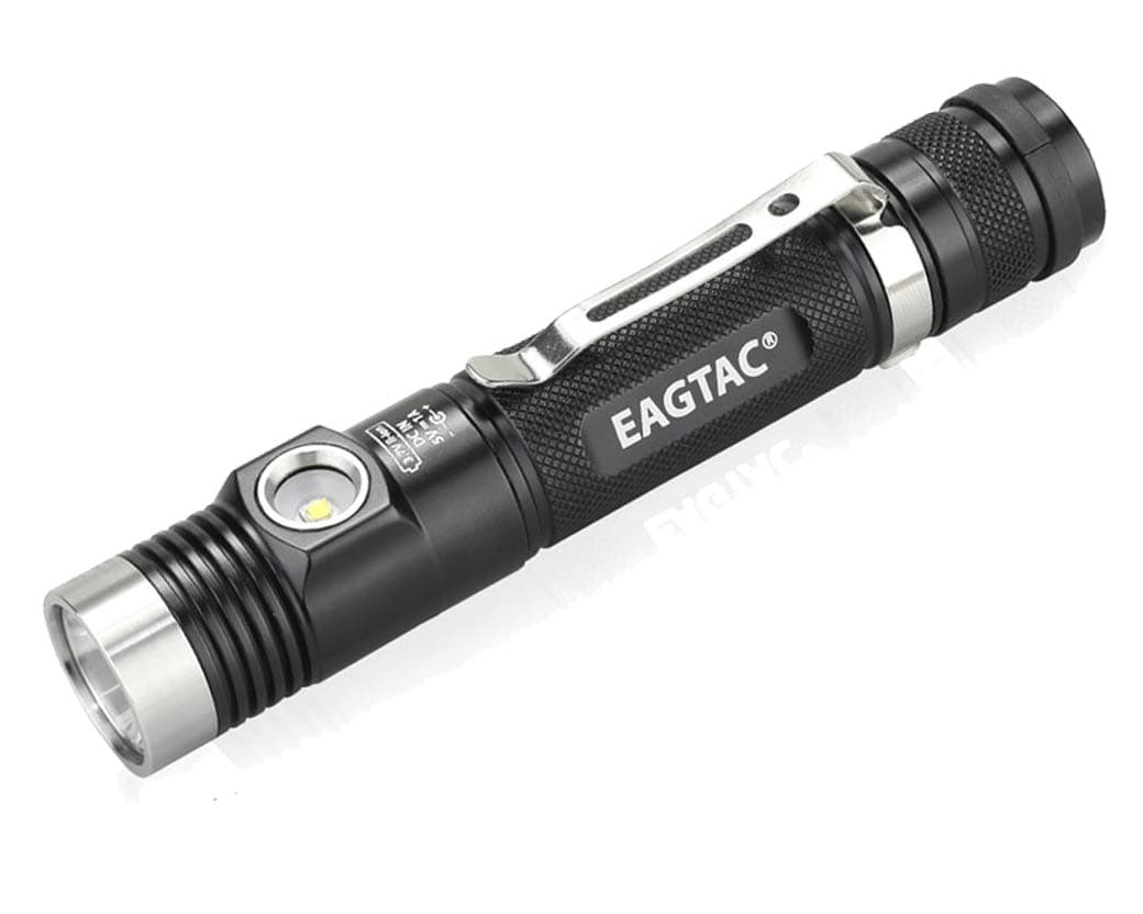 EagleTac DX30LC2-SR Base Rechargeable Flashlight Model Xp-L Hi V3 LED, 1160 lm