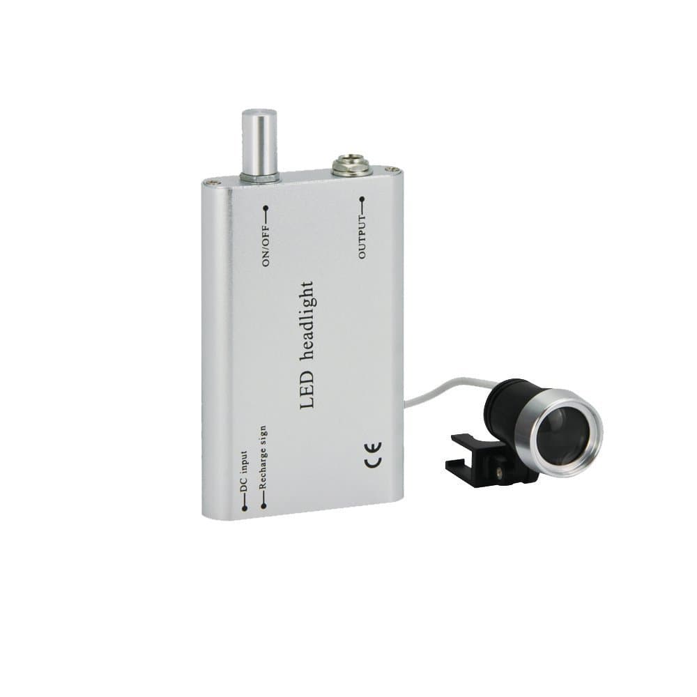 TT DENTAL LED Head Light Lamp 3W for Dental Surgical Medical Binocular Loupe (Silver)