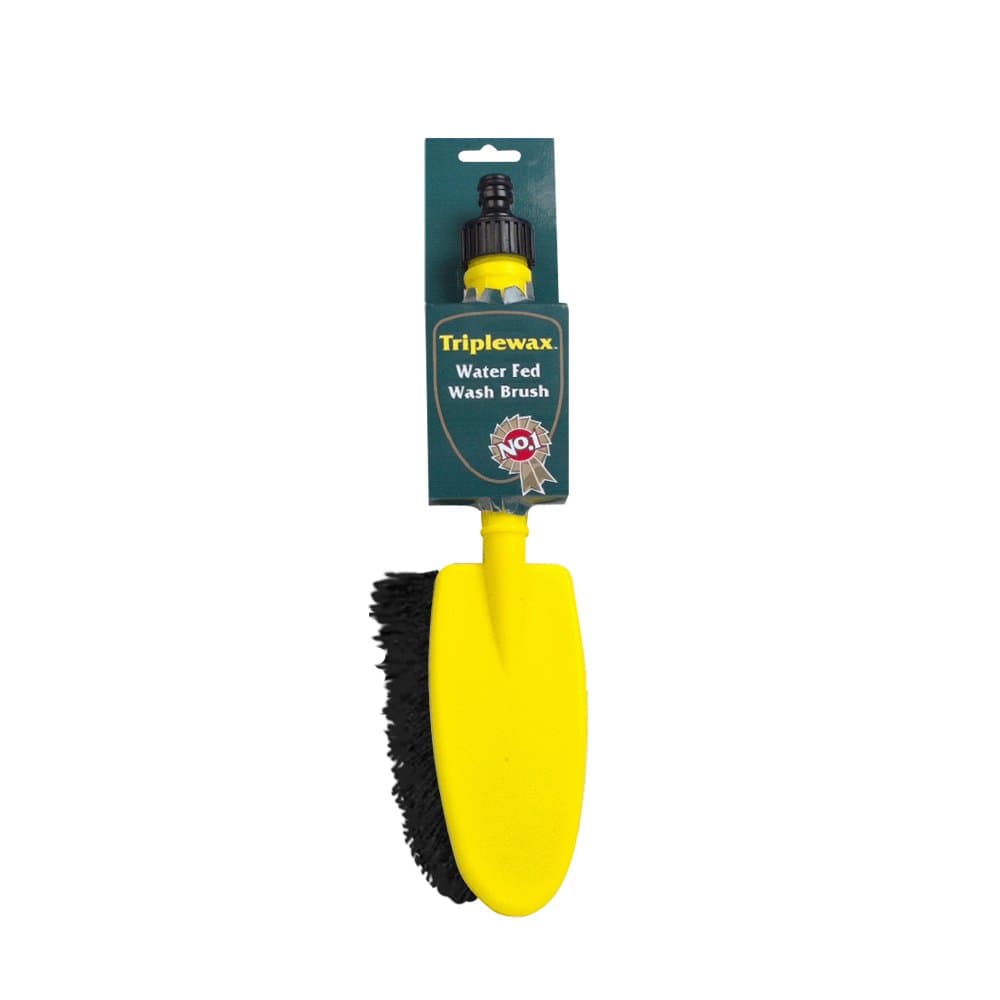 Triplewax CTA127 Wash Brush Water Fed - Yellow