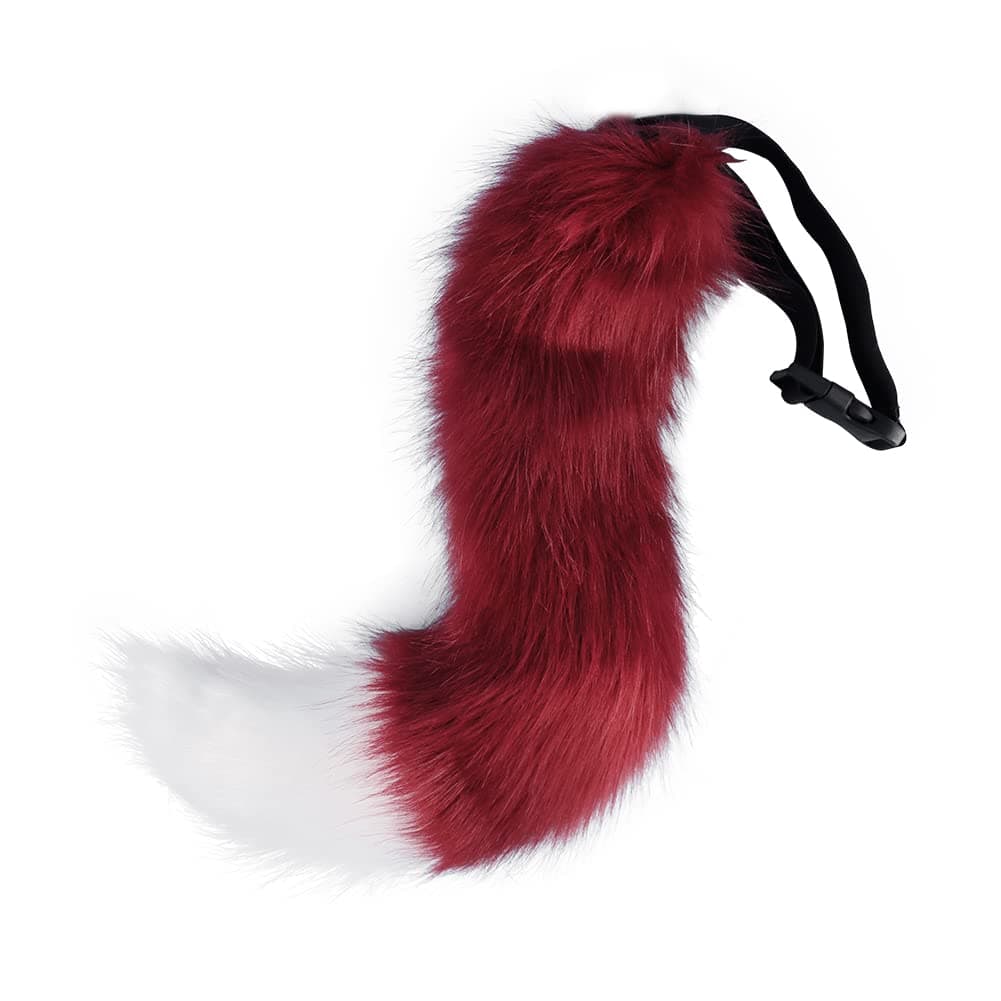 JUNBOON Faux Fur Tail for Cosplay Halloween Party Costume