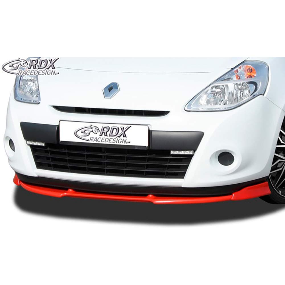 RDX Front Spoiler VARIO-X Clio 3 Phase 2 not RS Front Lip Splitter
