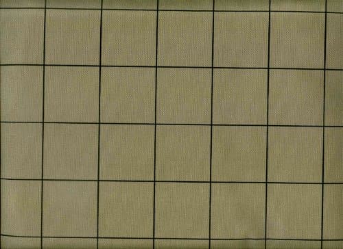 60"x80"3 pcs Queen Size Futon Cover with Two Pillow-Plaid Khaki *Made in USA